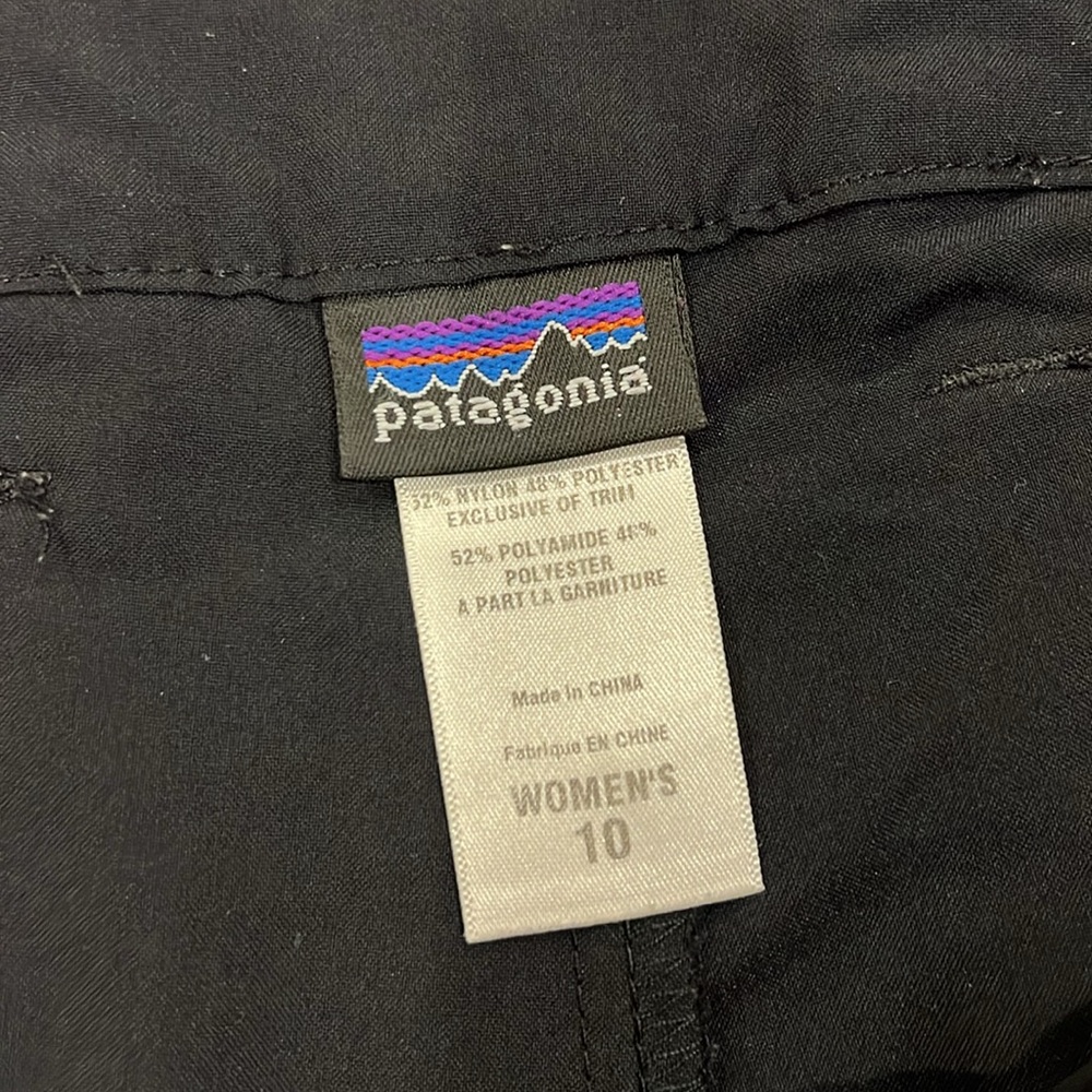 Patagonia W's Inter-Continental Hideaway black Skirt size 10 - Picture 3 of 7